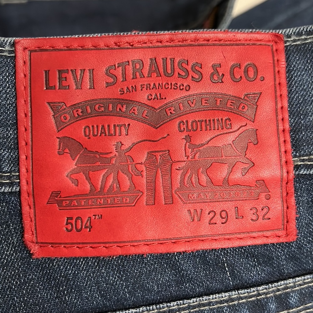 Levi’s 504 Straight Leg Jeans- Lunar New Year Special Edition - Picture 1 of 7